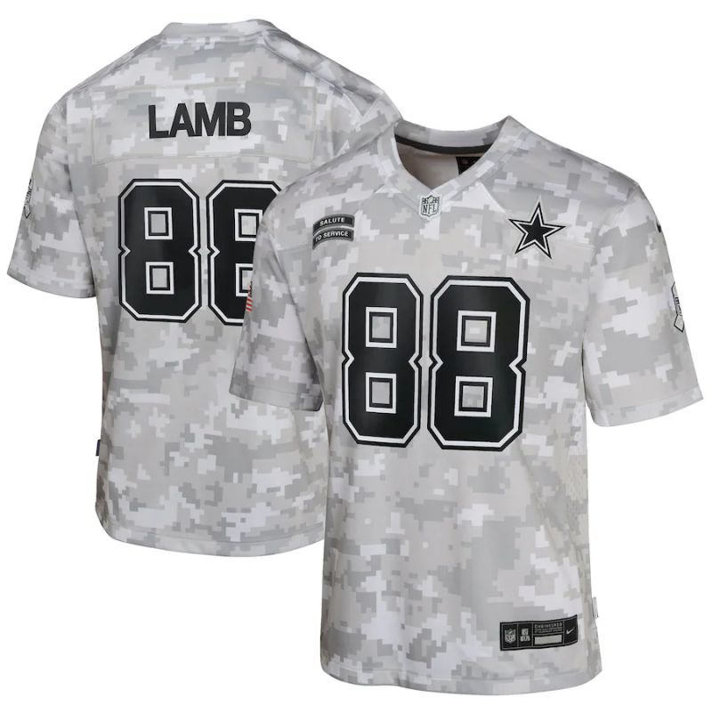 Youth Dallas Cowboys #88 CeeDee Lamb Nike Arctic Camo 2024 Salute to Service Limited NFL Jersey->indianapolis colts->NFL Jersey